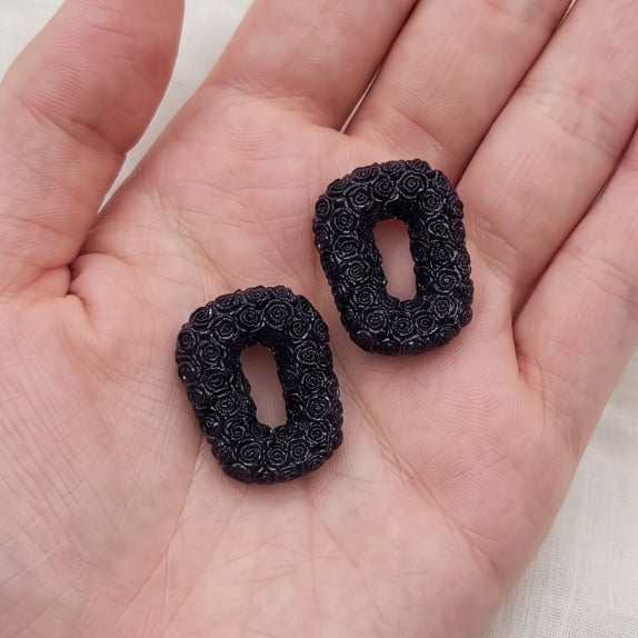 Rosette Carve Studs