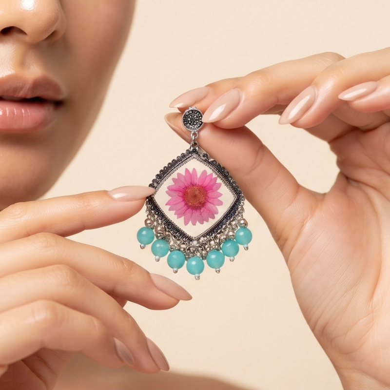Aqua Daisy Bloom