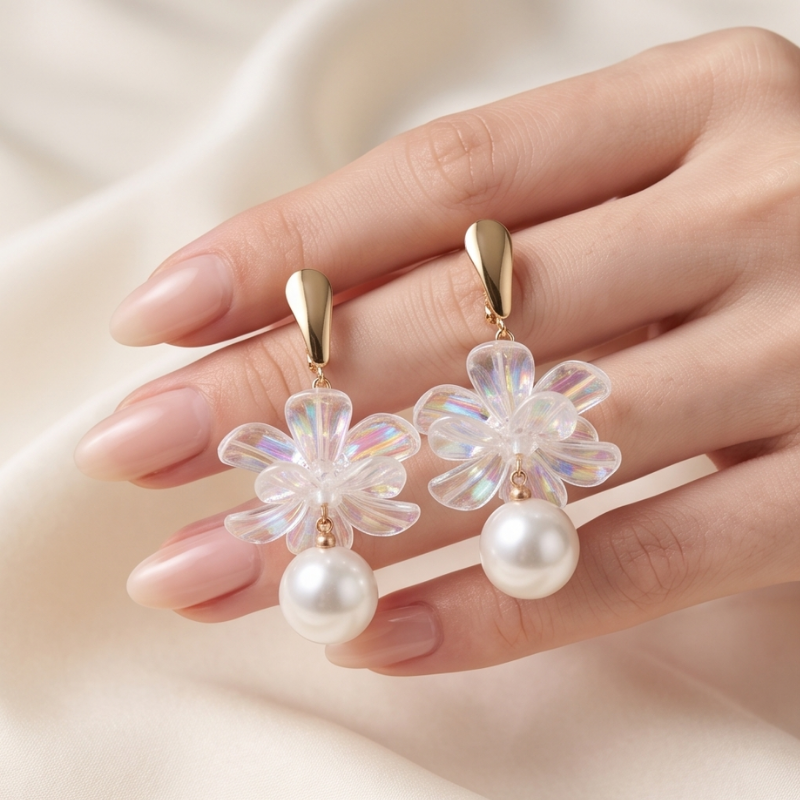 Iridescent Flora Pearl Drops