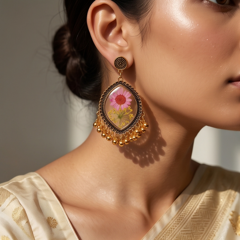 Eternal Bloom Jhumka