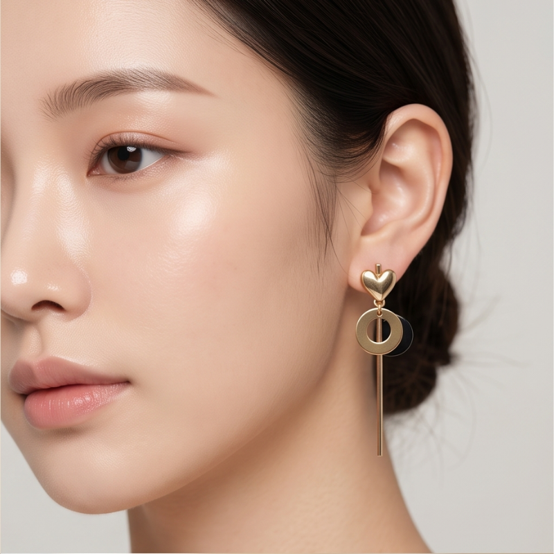 Geometria Heart Dangles