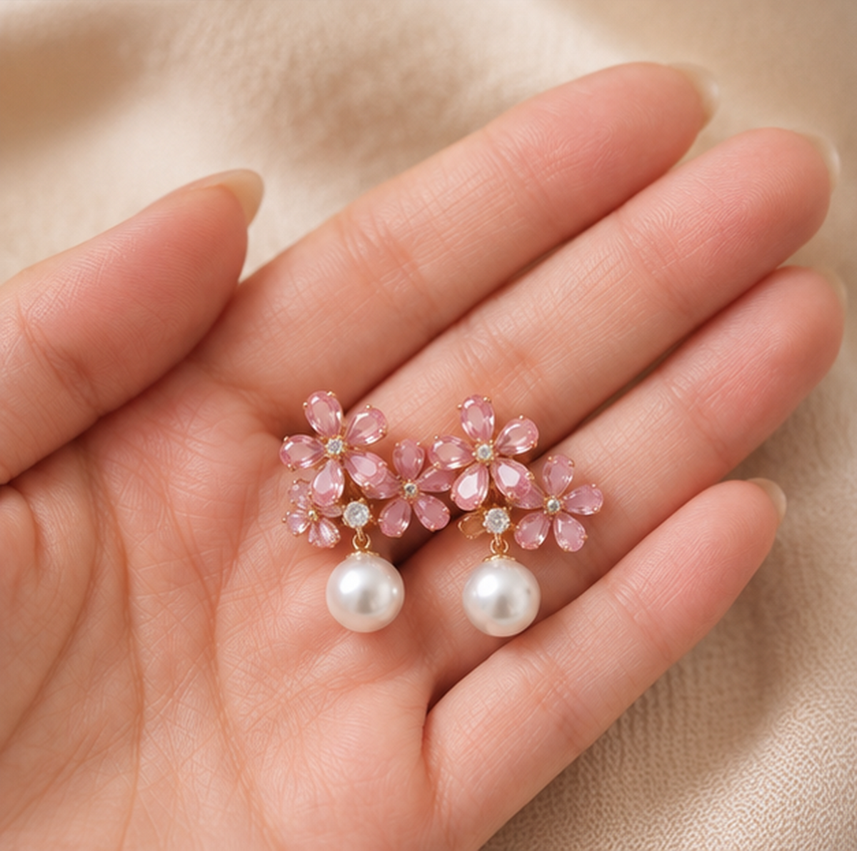 Whispering Petal Earrings