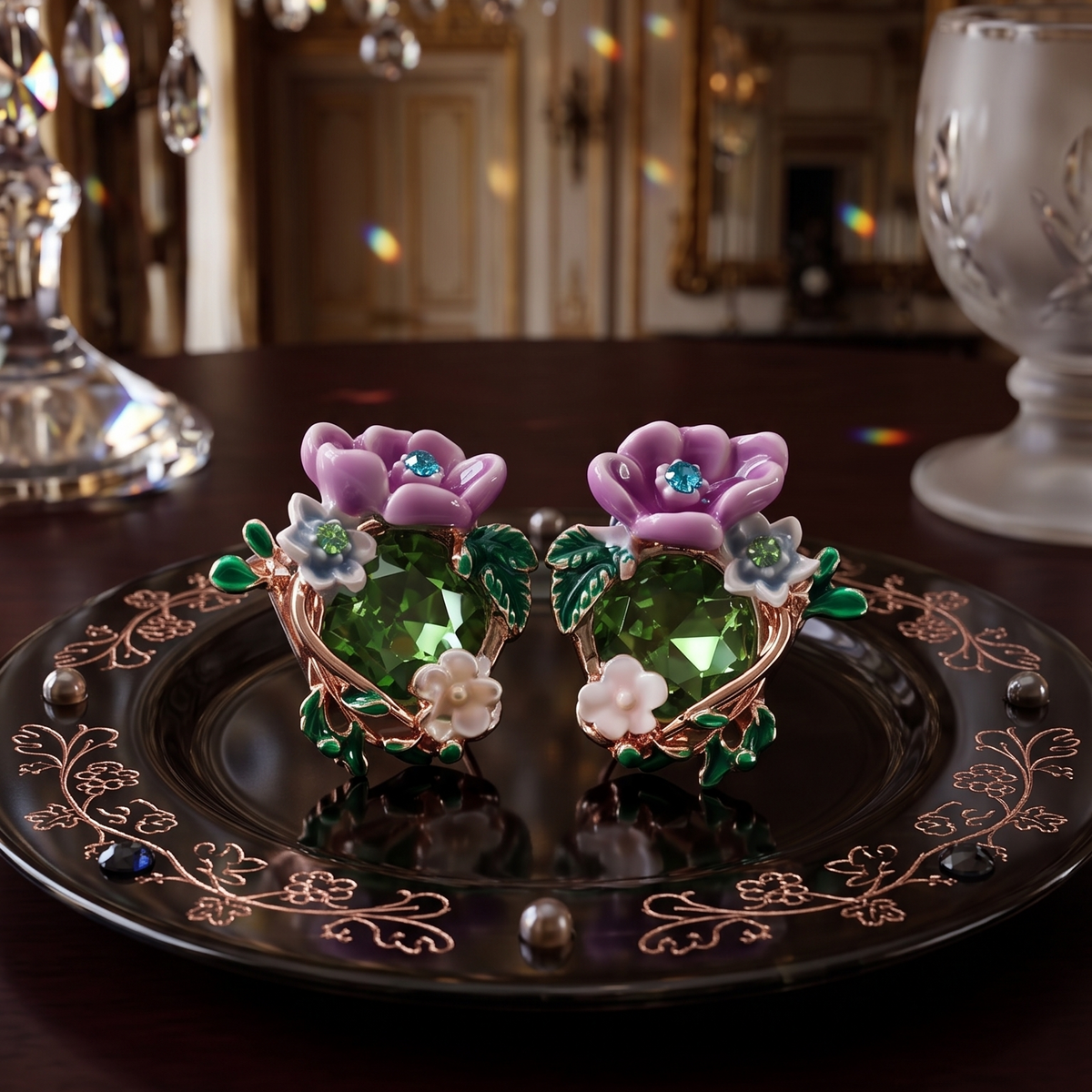Royal Flora studs