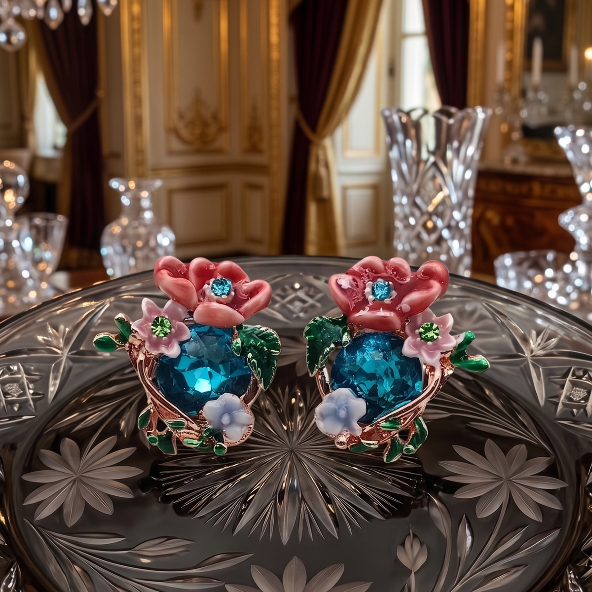 Royal Flora studs