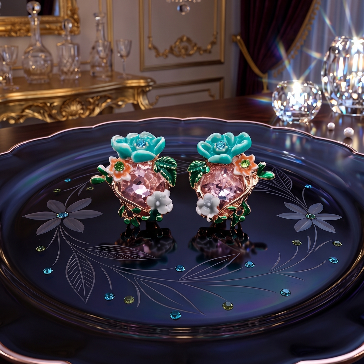 Royal Flora studs