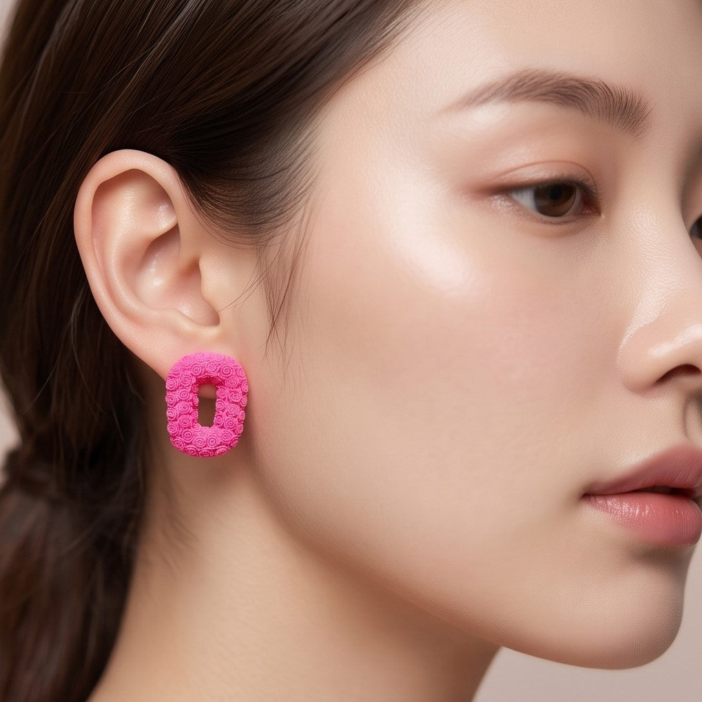 Rosette Carve Studs