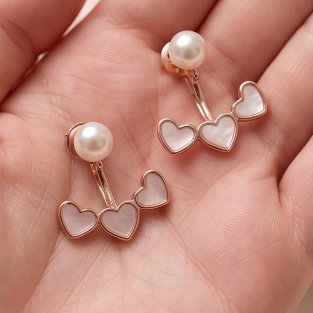 Trinity Pearl Hearts