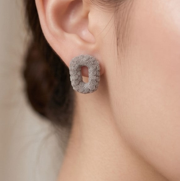 Rosette Carve Studs