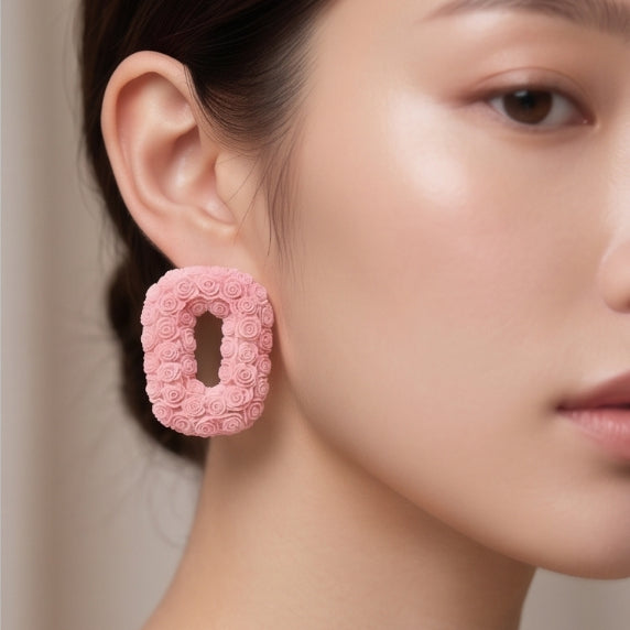 Rosette Carve Studs